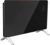 EASYmaxx Convecteur de chauffage Panneau en verre - noir