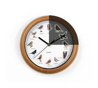 Easymaxx Horloge Murale de Cuisine Quartz Montre Rond 'Oiseaux Chants D'Oiseaux