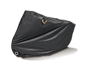 EASYmaxx Housse de protection contre les intempéries pour vélo - Noir - 200 x 70 x 110 cm - Housse de vélo étanche pour vélo de 28" - Avec découpe pour serrure, poignées de transport et sac de