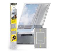EASYmaxx Insect Protect Moustiquaire télescopique fenêtre avec cadre et filet intégré | Moustiquaire pour fenêtre de toit | Sans couper | Sans percer | 63 x 93 cm à 100 x 160 cm