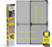 EASYmaxx Insect Protect Moustiquaire télescopique pour porte de balcon avec filet intégré Sans découpe Sans perçage 122 x 285 cm