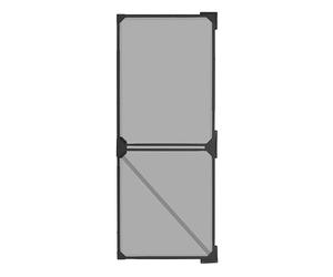 EASYmaxx Insect Protect Moustiquaire télescopique pour porte de balcon avec filet intégré Sans découpe Sans perçage 122 x 285 cm