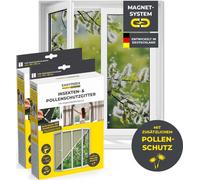 EASYmaxx Insect Protect Protection magnétique contre les insectes & le pollen, set de 2 - jusqu'à 150 x 180