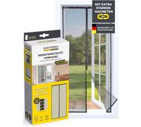EASYmaxx Insect Protect Rideau moustiquaire, 100 x 210 cm, avec Bandes magnétiques XXL, pour Porte de Balcon, moustiquaire