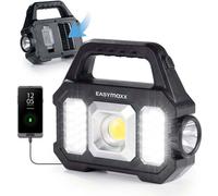 EASYmaxx Lampe de travail solaire mobile - Noir