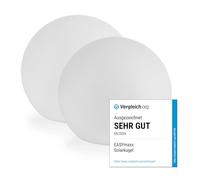 EASYmaxx Lot de 2 lampes solaires LED avec changement de couleur - Lampe de jardin décorative avec éclairage LED - Magnifiques effets de lumière avec capteur de lumière du jour - Pour l'intérieur et