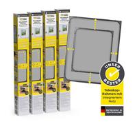 Easymaxx Magic Fit Protection Insectes Fenêtre 4er Set Mouche Grille Moskito Net