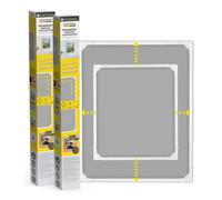 EASYmaxx Insect Protect | Moustiquaire télescopique | Pour la fenêtre | Avec cadre prémonté | Extensible | Filet intégré | Blanc | Set de 2 pièces