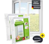 EASYmaxx Moustiquaire - jusqu'à max. 150x180cm - bande velcro autocollante - set de 2 pièces