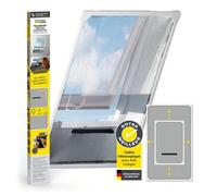 EASYmaxx Insect Protect Moustiquaire télescopique fenêtre avec cadre et filet intégré | Moustiquaire pour fenêtre de toit | Sans couper | Sans percer | 63 x 93 cm à 100 x 160 cm