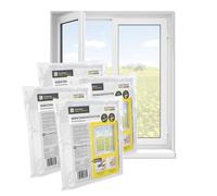 EASYmaxx Moustiquaire - jusqu'à max. 110x130cm - bande velcro autocollante - set de 4 pièces