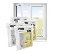 EASYmaxx Moustiquaire - jusqu'à max. 130x150cm - bande velcro autocollante - set de 4 pièces