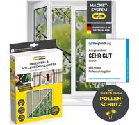 Moustiquaire - easymaxx - 03322 - 150 x 130 cm - Protection contre le pollen - Facile à installer