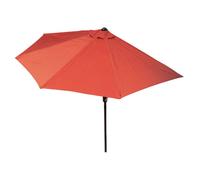 EASYmaxx Parasol avec protection UV - semi-circulaire 270x140 cm - terracotta