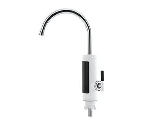 EASYmaxx Robinet d'eau chaude & froide avec chauffe-eau instantané | Avec affichage digital de la température par LED | Idéal pour l'atelier, le garage, le camping, le jardin et la terrasse