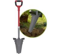 EASYmaxx Scie à bêcher & à racines - 114 cm - gris/rouge