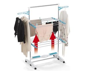 EASYmaxx Séchoir à Linge électrique | Tour de sèche-Linge avec Technologie de Flux d'air | Deux Fois Plus Rapide qu'un séchoir à Linge à Ailes Classique