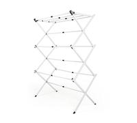 EASYmaxx Séchoir à Linge télescopique 800 | Tour à Linge avec 8 m de Longueur de séchage - Pliable, Peu encombrant et Facile à Plier | Séchoir à Linge en Tour de Petite et étroite | Étendoir à Linge