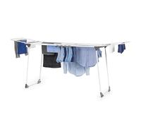 EASYmaxx Séchoir de Linge XXL | Séchage Efficace pour 2-3 Charges de Linge | Idéal pour Le Linge de lit & Les Grandes pièces | Pliable pour Un Gain de Place | 185- Max. 250 x 56 x 98cm