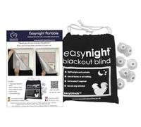 Easynight Store occultant Portable, ventouses et Attaches Autocollantes, fenêtres jusqu'à 300x145cm, Faire n’Importe Quelle Forme/Taille, Occultation complète
