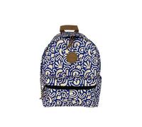 EASYOU Sac à dos Athènes 20L - PC 15 pouces - Blanc/Bleu - Polyester recyclé GRS - Imperméable