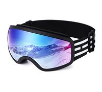 EasYoung Lunettes de ski pour enfants, lunettes de ski et de snowboard pour garçons et filles, compatibles avec les casques