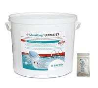 Easypiscine Chlore Multifonctions Bayrol e-Chlorilong Ultimate 7-10,2 kg + 12 Tests OFFERTS 7 en 1
