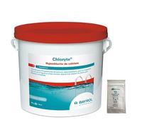 Easypiscine Chlore Non stabilisé Bayrol Chloryte Traitement de l Eau - 5 kg + 12 Tests OFFERTS 7 en 1