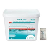 Easypiscine Oxygène Actif multiaction Bayrol Soft & Easy sans Chlore - 5,04 kg + 12 Tests OFFERTS 7 en 1