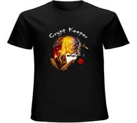 Easypitwy Men's Crypt Keeper Funny Tales from The Crypt T Shirt Black M