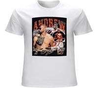 Easypitwy Men's Unisex Andrew Tate T Shirt Casual Graphic Comfortable Tops White M