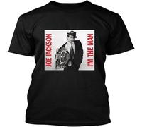 Easypitwy NWT 88789 Joe Jackson T Shirt Casual Graphic Comfortable Tops Black XXL
