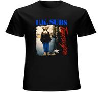 Easypitwy UK Subs 'Tomorrows Girls' Punk Charlie Harper Top Sweatshirt Short Sleeve Black XXL