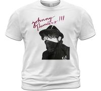 Easypitwy Unisex Cotton T Shirt Johnny Thunders York Doll The Heartbreakers L.A.M.F. White L