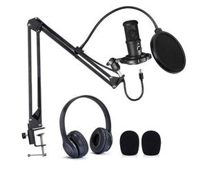 Easypix 62021 microphone Noir Microphone de studio