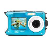 Easypix Appareil photo compact – 8 MP (24 MP interpolé) – 1080p – sous-marin jusqu'à 3 m – Bleu