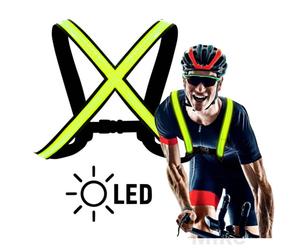 EASYPIX Gilet de sécurité réfléchissant adulte LED STREETGLOW EASYPIX