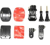 Easypix GoXtreme Helmet Mount - Système de support - montage par adhésif - casque - pour GoXtreme Adventure, BlackHawk 4K, Race, Rallye, Rallye WiFi, Stage, Vision 4K, WiFi Speed