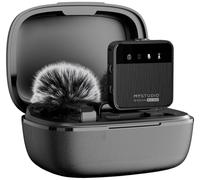 Easypix MyStudio® Wireless Mic Duo Micro-cravate Micro de studio Type de transmission (détails):filaire, radio avec bonnette