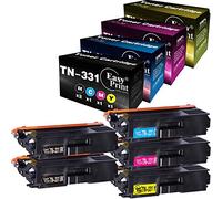 EasyPrint Lot de 5 Cartouches de Toner compatibles TN331 pour imprimantes Brother HL-L8250CDN 8350CDW 8350CDWT MFC-L8600CDW L8850CDW 8650CDW