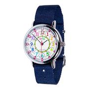 EasyRead Time Teacher Montre Enfant - Montre Pédagogique Garçon - Montre pour Apprendre à Lire l'heure - Montre-Bracelet éducative pour garçon et Fille - Cadran analogique - 12/24h