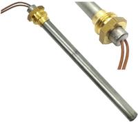 Easyricambi - Bougie / résistance d'allumage pour poêle à pellets 300 W, 180 mm, 170 mm ; diamètre de 9,9 mm ; filetage 3/8’’ Pour LAMINOX.