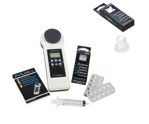 EASYSELECT SuperPack Testeur électronique - Photomètre Water ID PoolLab 1.0 + Kit Recharge + Cuvette de Rechange