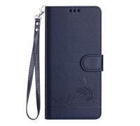 EasyShow Coque pour Cricket Icon2026 Portefeuille Étui, Fleurs Rétro Pattern Design Coque PU Cuir Flip Housse Cover, Case Wallet pour Cricket Icon2026