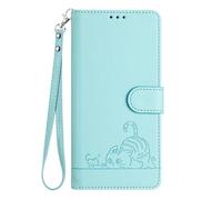 EasyShow Coque pour Fairphone 6 Portefeuille Étui, Fleurs Rétro Pattern Design Coque PU Cuir Flip Housse Cover, Case Wallet pour Fairphone 6