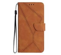 EasyShow Coque pour Oppo A6 Pro 4G Portefeuille Étui, Etui Protection Housse Premium en Cuir PU, [Etui à Rabat] [Pochette de Portefeuille] Étui pour Oppo A6 Pro 4G-Marron