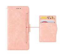 EasyShow Coque pour Tecno Spark Go 2 Housse, Étui en Cuir PU Coque avec Fente Carte, Flip Cover Fermeture Magnétique und Flip Béquille Etui pour Tecno Spark Go 2 Coque-Rose