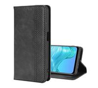 EasyShow Coque pour Umidigi G5A/G5 Housse, Étui en Cuir PU Coque avec Fente Carte, Flip Cover Fermeture Magnétique und Flip Béquille Etui pour Umidigi G5A/G5 Coque-Noir