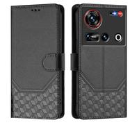 EasyShow Coque pour ZTE Nubia Z70 Ultra Étui à Rabat en Cuir PU Portefeuille Housse Simili Flip Cover Magnétique Anti-Choc avec Fonction Stand Etuis Étui pour ZTE Nubia Z70 Ultra