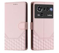 EasyShow Coque pour ZTE Nubia Z80 Ultra Étui à Rabat en Cuir PU Portefeuille Housse Simili Flip Cover Magnétique Anti-Choc avec Fonction Stand Etuis Étui pour ZTE Nubia Z80 Ultra